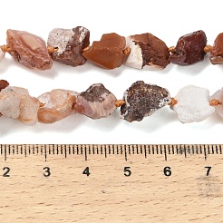 Raw Rough Natural Fire Opal Beads Strands&nbsp;G-C253-02