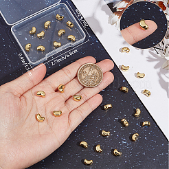 50Pcs Brass Beads&nbsp;KK-BBC0013-14