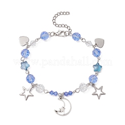 2Pcs 2 Styles Glass Beaded Bracelets&nbsp;BJEW-JB11610