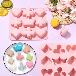 2 pcs Poker Theme Silicone Molds&nbsp;ST-CJ0007-85