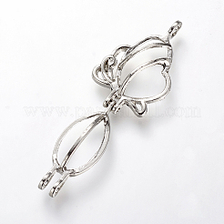Brass Locket Pendants&nbsp;LS-KK-S319-18P