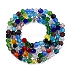 Electroplate Transparent Glass Beads Strands&nbsp;EGLA-T020-14A