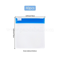 EVA 40Pcs Plastic Zip-lock Bags&nbsp;ABAG-SP0001-18A-01