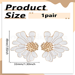 1 Pair Alloy Stud Earrings&nbsp;EJEW-LP0007-100A