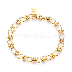Brass Chain Bracelets&nbsp;BJEW-N032-03G
