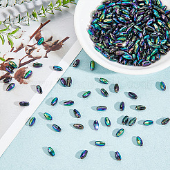 4 Strands Electroplated Glass Beads Strands&nbsp;EGLA-AR0001-20