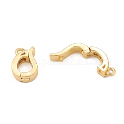 Rack Plating Brass Cubic Zirconia Enhancer Shortener Bails&nbsp;ZIRC-L098-049G