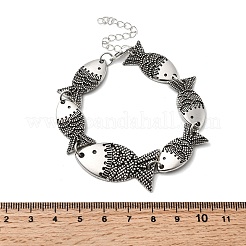 Alloy Link Chain Bracelets for Women&nbsp;BJEW-C133-01AS