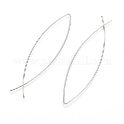 Tarnish Resistant Minimalist Personality Street Tourism Jewelry&nbsp;EJEW-L237-01P