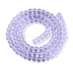 Transparent Glass Beads Strands&nbsp;X-GLAA-T032-T4mm-01