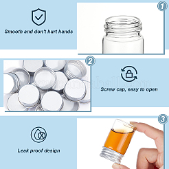 20Pcs Glass Bead Containers&nbsp;CON-BC0007-31A