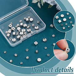 60Pcs 6 Styles Rack Plating Brass Spacer Beads&nbsp;KK-PH0006-89
