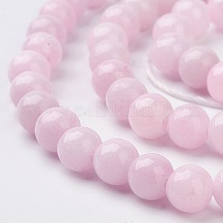 Natural Mashan Jade Round Beads Strands&nbsp;G-D263-6mm-XS23