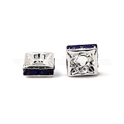 Brass Rhinestone Spacer Beads&nbsp;RSB072-15S