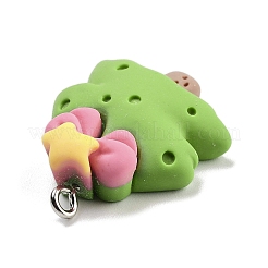 Christmas Theme Opaque Resin Pendants&nbsp;RESI-F054-B09