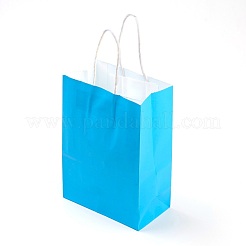 Pure Color Kraft Paper Bags&nbsp;AJEW-G020-A-01