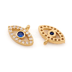 Brass Micro Pave Cubic Zirconia Charms&nbsp;ZIRC-G169-07G