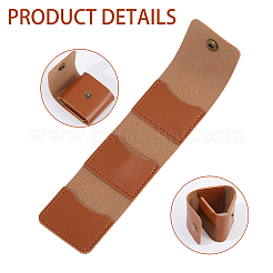 3Pcs 3 Colors PU Leather Card Case&nbsp;AJEW-FH0005-57