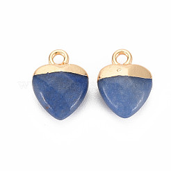 Dyed & Heated Natural Blue Aventurine Charms&nbsp;G-N326-121-06
