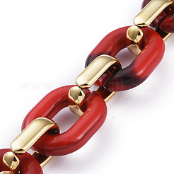Handmade Acrylic Cable Chains&nbsp;AJEW-JB00658-04