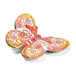 Printed Opaque Acrylic Beads&nbsp;MACR-R004-02D