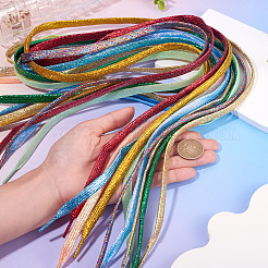 13 Pairs 13 Colors Polyester Cord Shoelace&nbsp;AJEW-TA0002-48