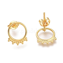 304 Stainless Steel Stud Earrings&nbsp;X-EJEW-H100-03G