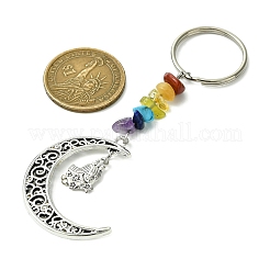 Tibetan Style Alloy Keychain&nbsp;KEYC-JKC01080