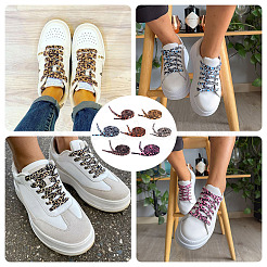 7 Pairs 7 Colors Polyester Cord Shoelace&nbsp;FIND-TA0009-65