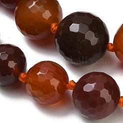 Dyed & Heated Natural Agate Graduated Beads Strands&nbsp;GG-CBA007A-D11-01A