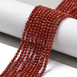 Natural Red Jasper Beads Strands&nbsp;G-J002-22