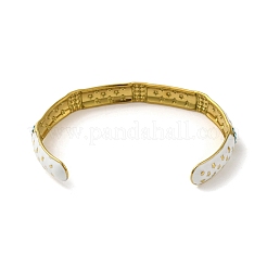 304 Stainlee Steel Enamel Open Cuff Bangles&nbsp;BJEW-Z063-01A