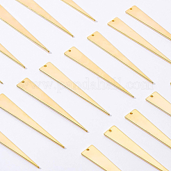 Brass Big Pendants&nbsp;KK-BC0006-23G-NF