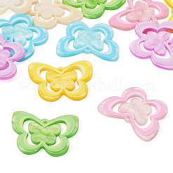 DIY Butterfly Acrylic Dangle Earring Making Kit&nbsp;DIY-TA0009-74