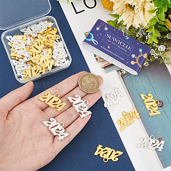 40Pcs 2 Colors  Alloy Charms&nbsp;FIND-SC0007-05