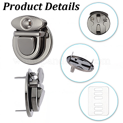 12 Bags 3 Colors Iron Purse Locks&nbsp;IFIN-CL0001-09