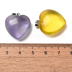 Natural Fluorite Pendants&nbsp;G-C155-02B-P