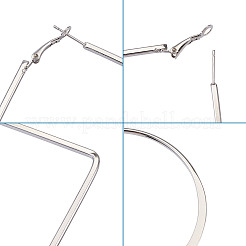 Iron Hoop Earrings&nbsp;EJEW-TA0010-07