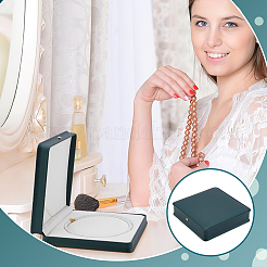 Square PU Leather Single Necklace Boxes&nbsp;AJEW-WH0016-59B