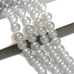 Imitation Jade Glass Beads Strands&nbsp;DGLA-S076-8mm-30
