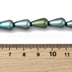 Electroplated Synthetic Magnetic Hematite Beads Strands&nbsp;G-H327-E01-01