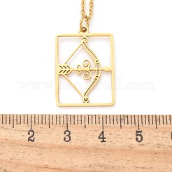 304 Stainless Steel Necklace&nbsp;LS-NJEW-D330-01G-09