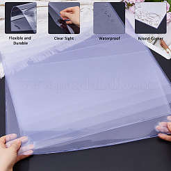 12Pcs Transparent Plastic Name Card Holders&nbsp;AJEW-FH0009-08A