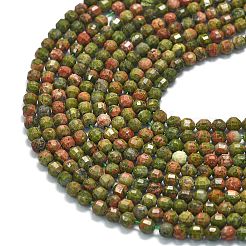 Natural Unakite Beads Strands&nbsp;G-A260-A41-01