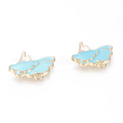 Alloy Enamel Pendants&nbsp;X-ENAM-M043-01G-01-RS
