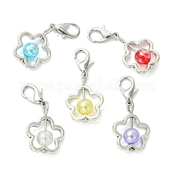 50Pcs Transparent Acrylic Pendant Decorations&nbsp;HJEW-JM04824
