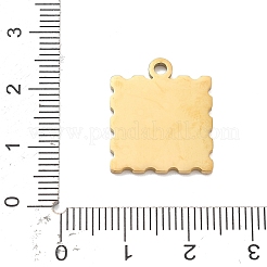 304 Stainless Steel Enamel Pendants&nbsp;STAS-R169-03B-G