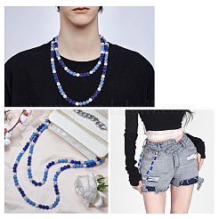 Handmade Polymer Clay Rhinestone Bead Chains for Jeans Pants&nbsp;HJEW-JOY00001