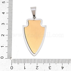 304 Stainless Steel Pendants&nbsp;STAS-B137-02GP