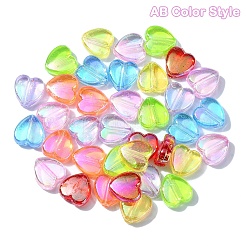 7 Colors Transparent Acrylic Beads&nbsp;OACR-YW0001-95